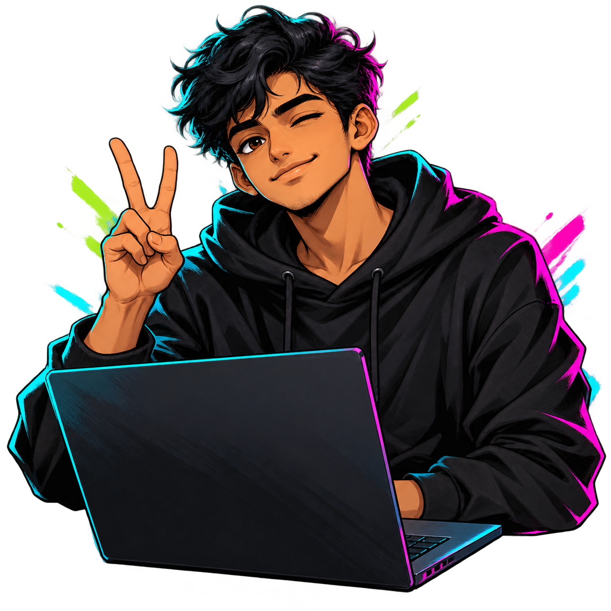 Dil's illustrated developer avatar